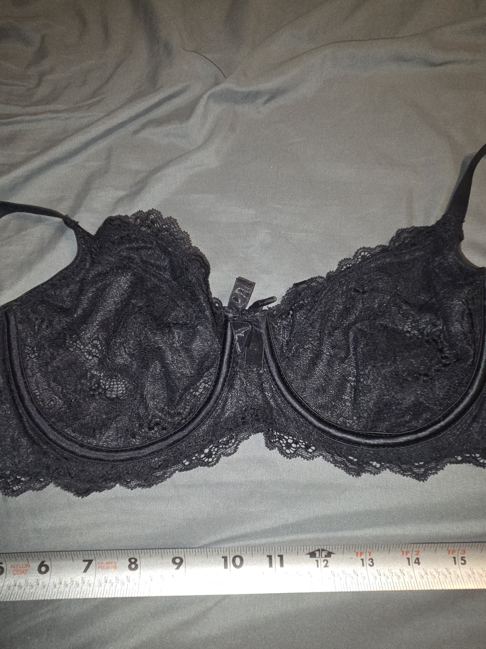 Adore Me Black Lace Underwire Bra